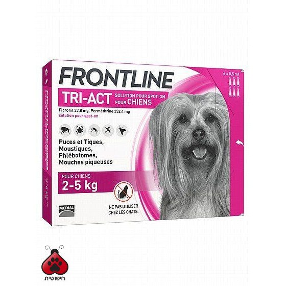 אמפולות Frontline טרי 2-5 ק"ג יחידה