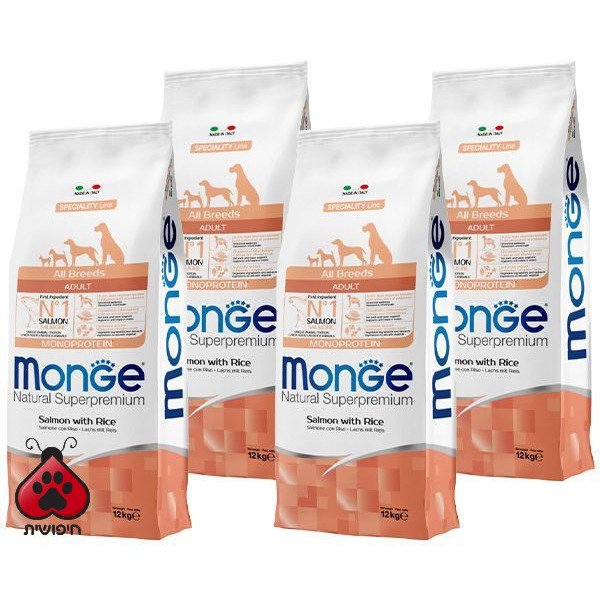 דיל 4 יח' מונג' סלמון 12 ק"ג Monge