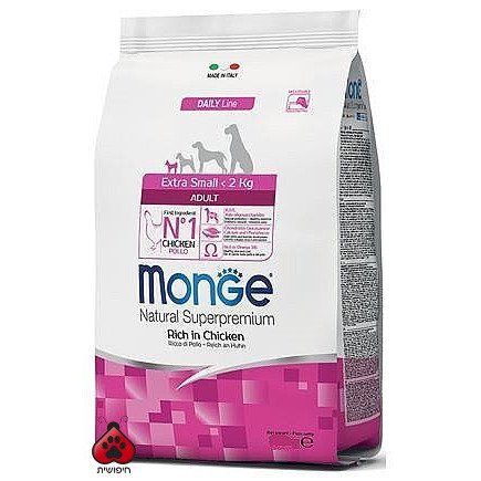 מונג' גזע זעיר עוף 3 ק"ג Monge