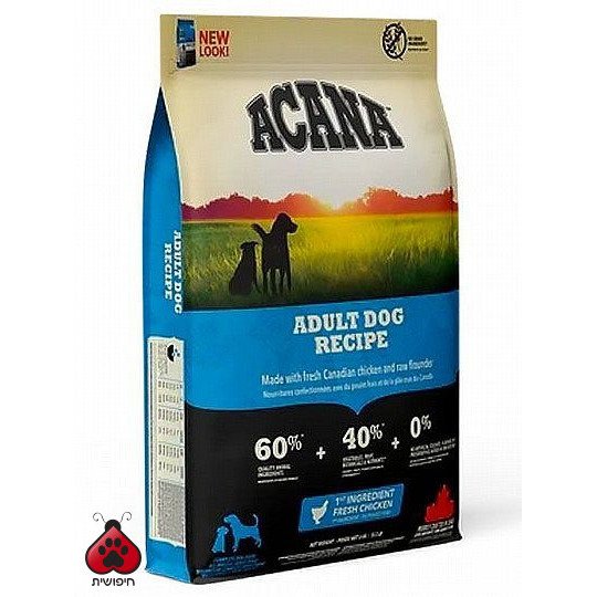 אקאנה עוף וירקות 6 ק"ג לכלב אקאנה Acana