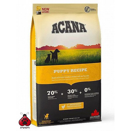 אקאנה גורים 6 ק"ג לכלב אקאנה Acana