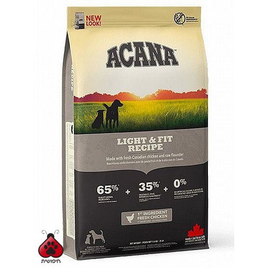 אקאנה לייט לכלב 11.4 ק"ג אקאנה Acana