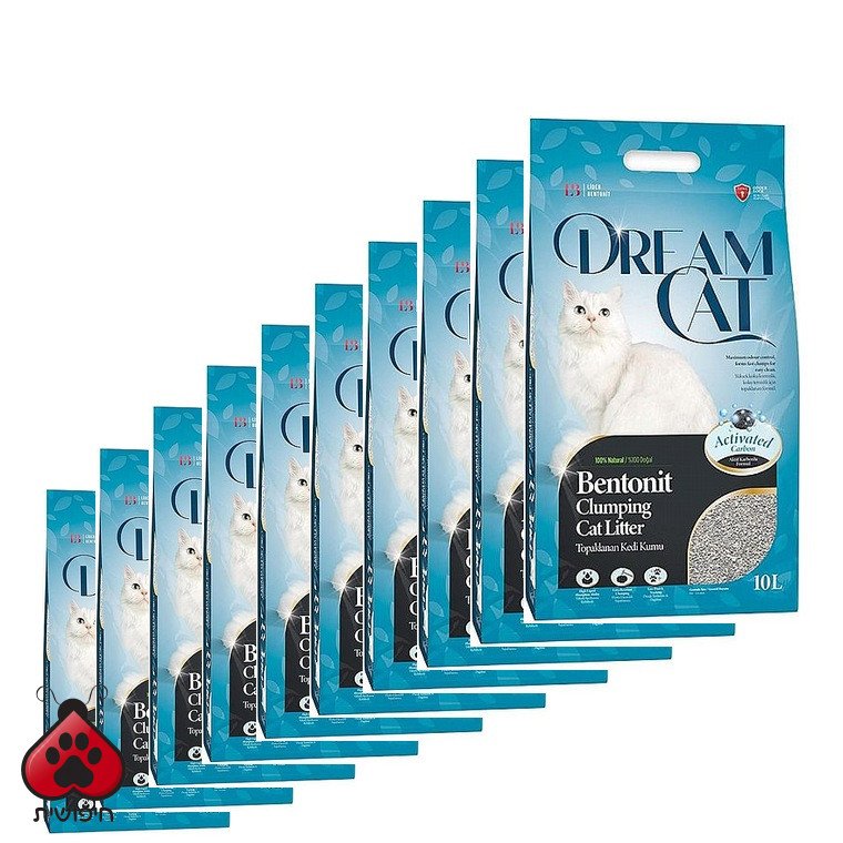 דיל 10 יח' דרים קט פחם חול מתגבש לחתול 10 ליטר
