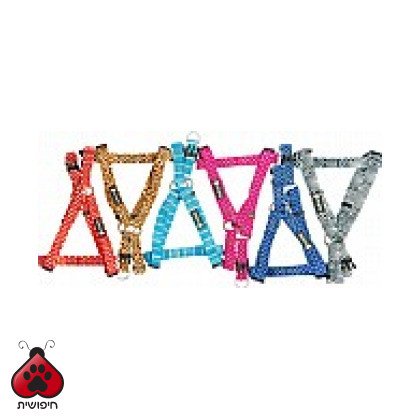 Pets Project פטס פרוג'קט רתמת בד צבעונית S