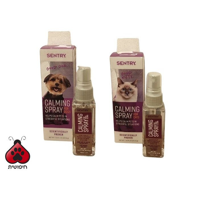 תרסיס הרגעה לכלב ולחתול · Sentry Calming Spray