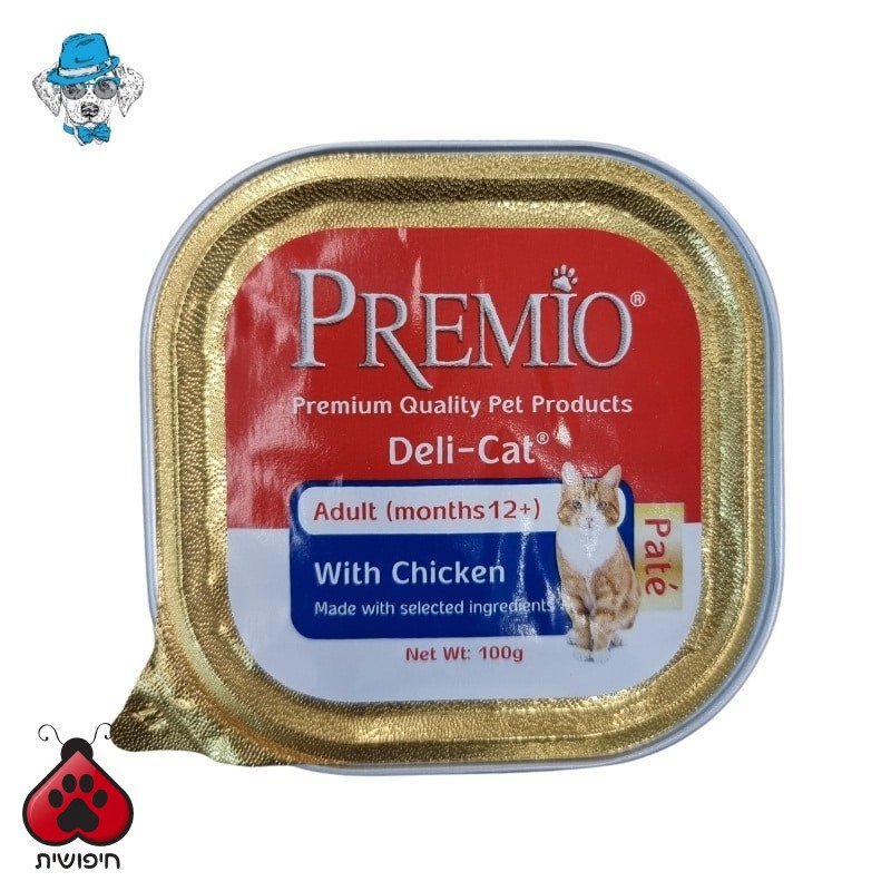 פרמיו מעדן פטה לחתול – עוף 100 גרם Premio