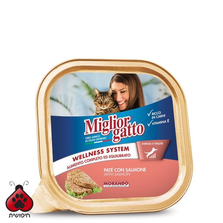 שימורים לחתול, Morando, סלמון 100 גרם