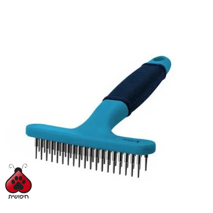 מסרק מגרפה 2 שורות להתרת קשרים לכלבים וחתולים FUREVER