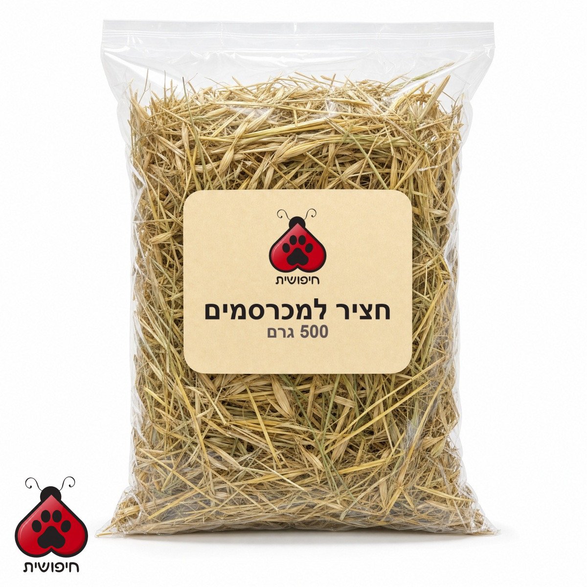 חציר לארנבים 500 גרם שיבולת שועל למכרסמים