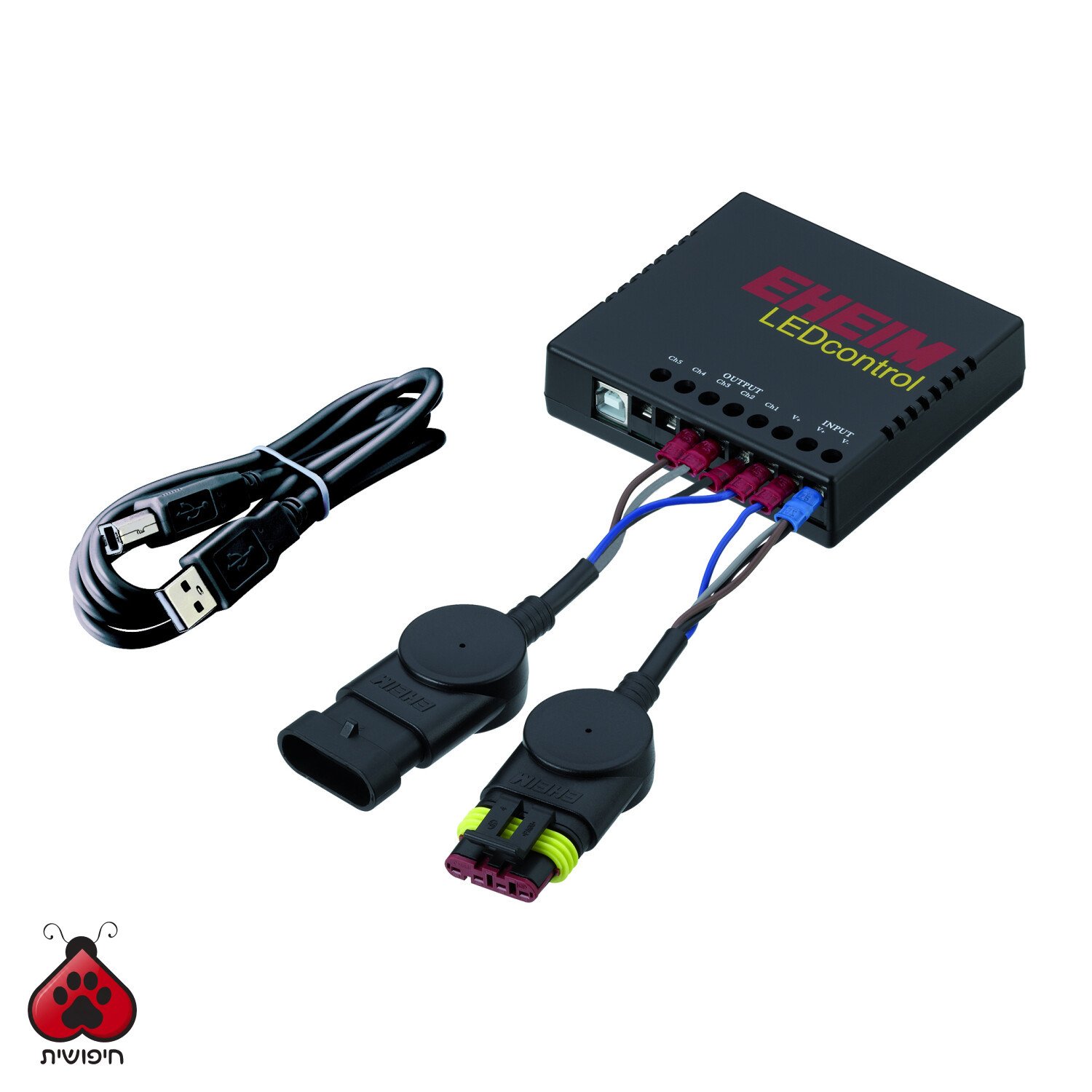 אהיים – יחידת שליטה USB לפאוור לד