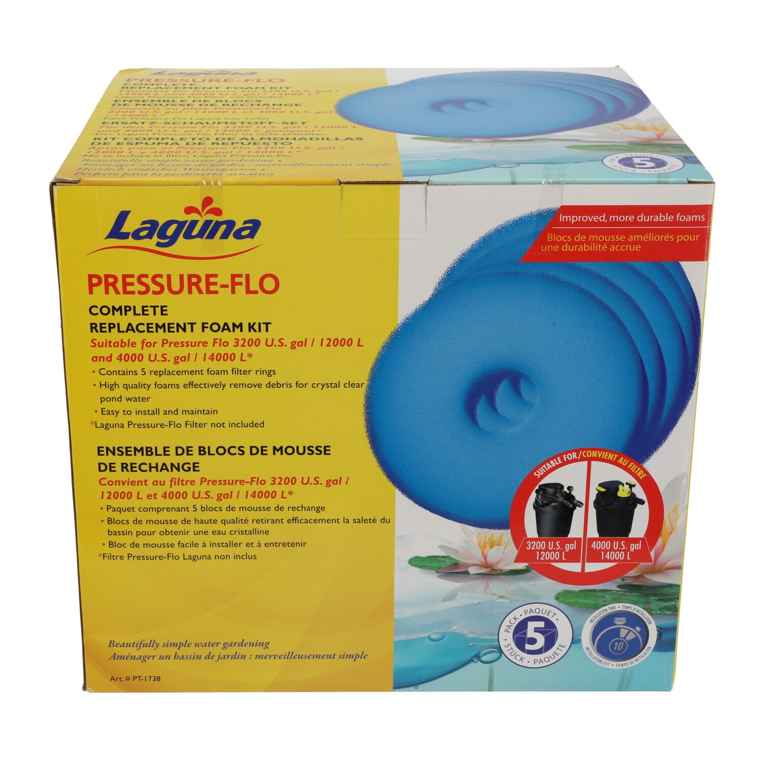 לגונה – חלק חלופי – ספוג ל – 6000/2000 Laguna Pressure Flo