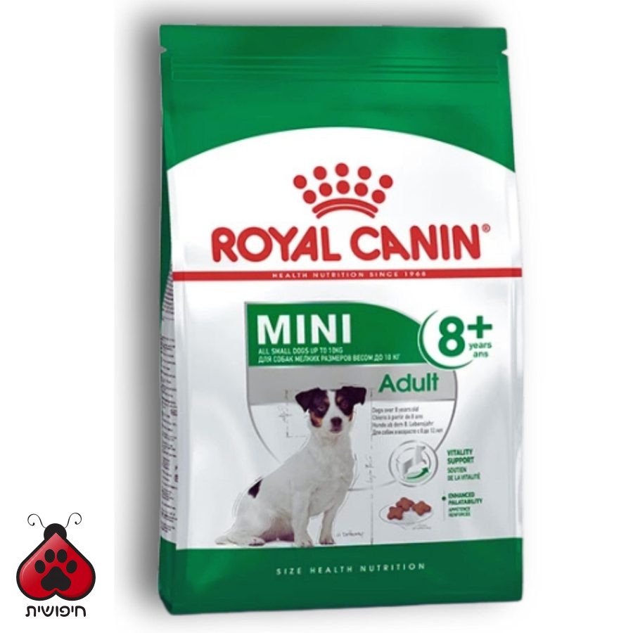 מזון לכלב מבוגר מגזע קטן – +Royal Canin Mini Adult 8