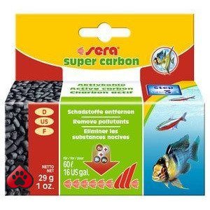 סרה פחם לפילטר פנימי חומרי סינון לאקווריום Sera
