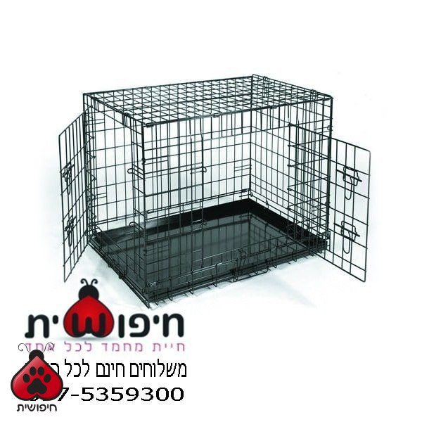 כלוב רשת לכלבים 91 ס"מ