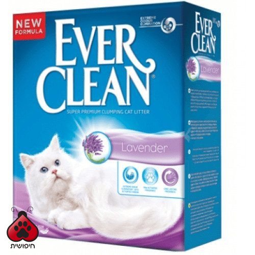 אבר קלין לבנדר 10 ליטר – Ever Clean lavender מבצע 4+1 חינם