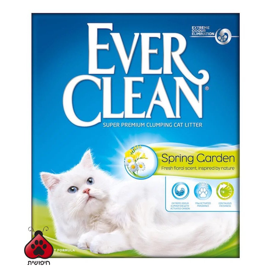 אבר קלין ספרינג גארדן 10 ליטר – Ever Clean – Spring Garden
