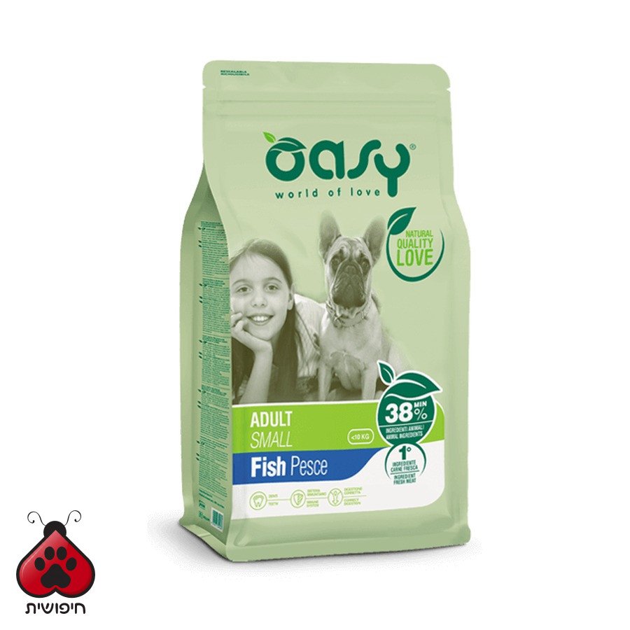 אואסי לבוגרים לגזע קטן דגים 3 ק"ג Adult Small Fish