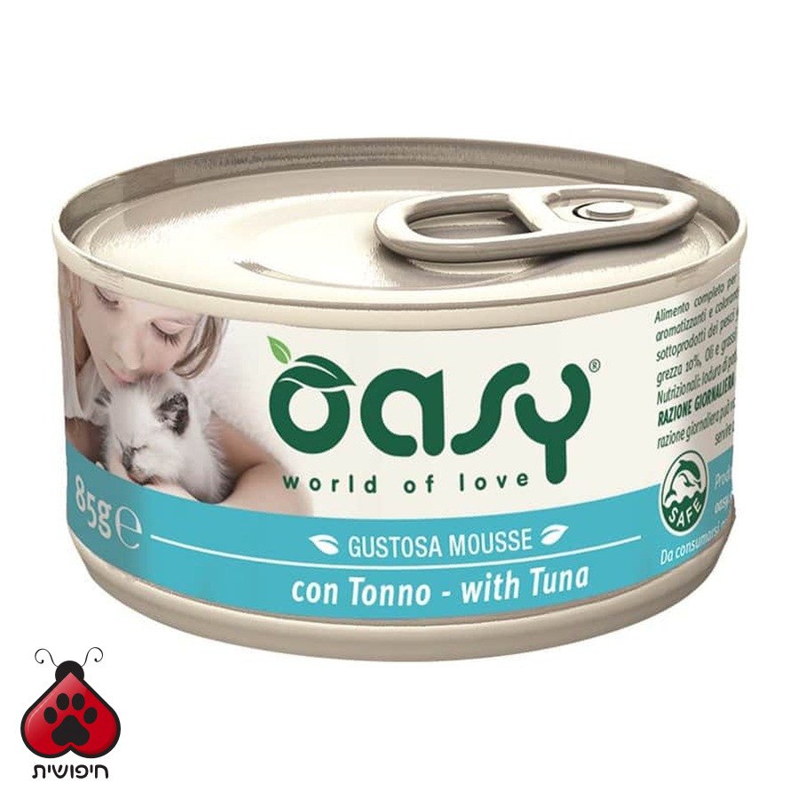 אואסי מוס טונה 85 גרם Mousse with Tuna