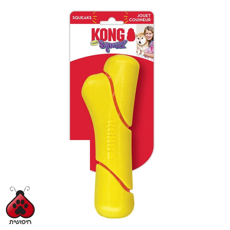 KONG Tennis Squeezz – עצם צעצוע לכלב