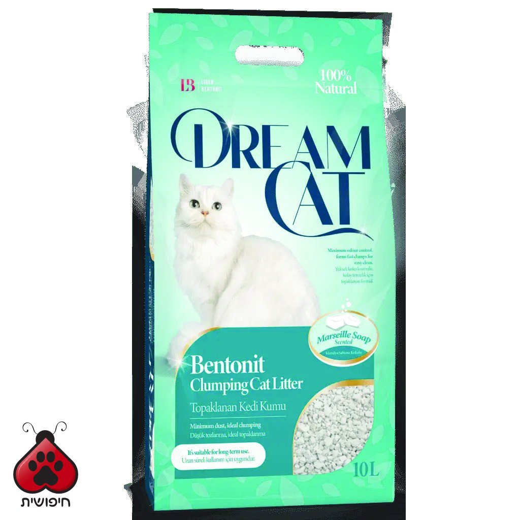 דרים קט חול מתגבש לחתולים סבון 10 ליטר DREAM CAT