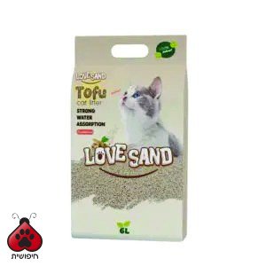 לאב סנד חול טופו לחתולים טבעי 6 ליטר LOVE SAND