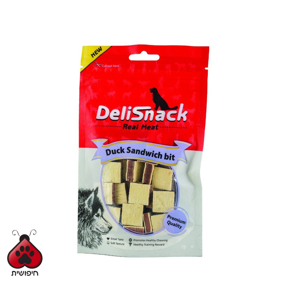 דליסנק סנדוויץ ברווז 80 גרם DELISNACK