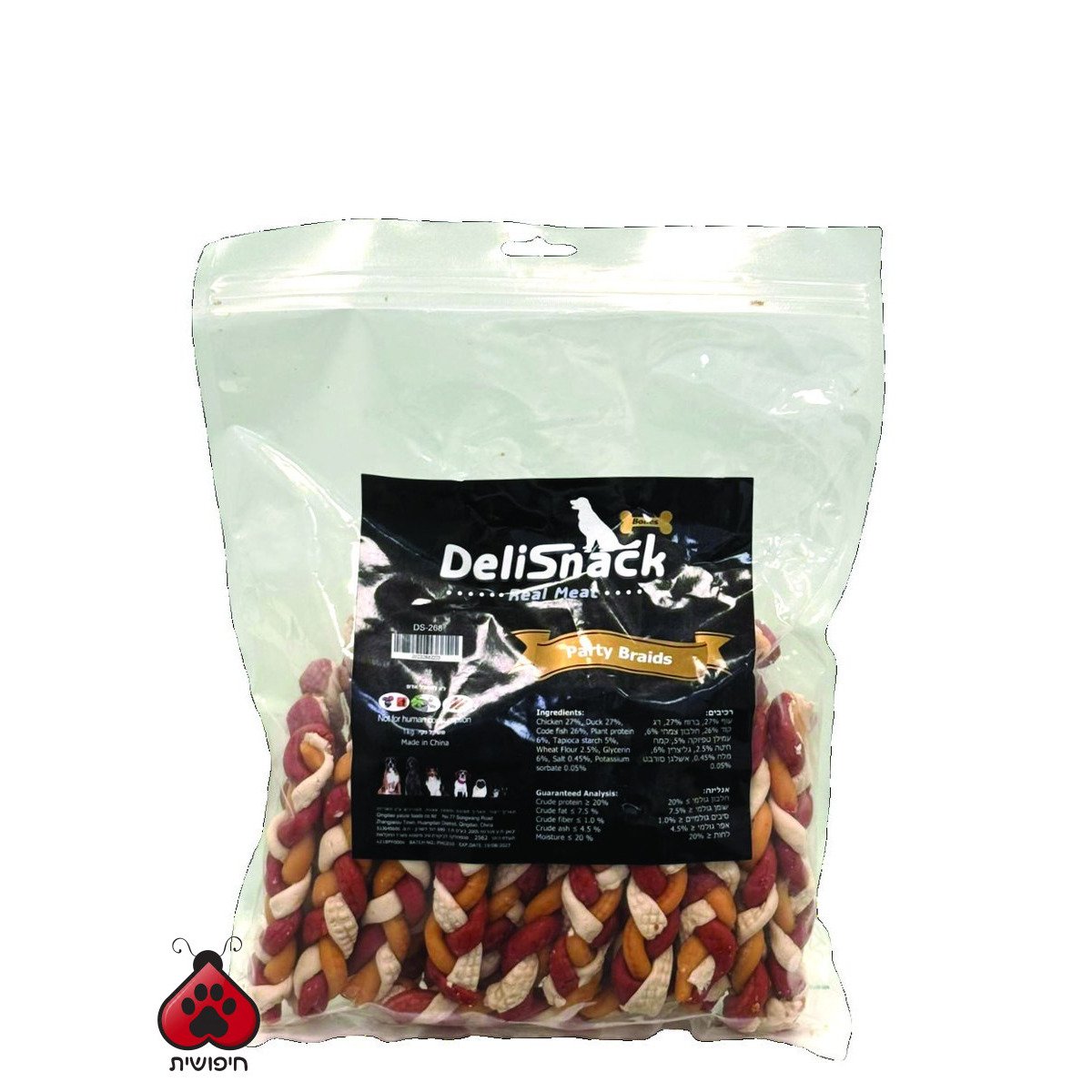 דליסנק צמת עוף, ברווז ודג קוד 1 ק"ג DELISNACK